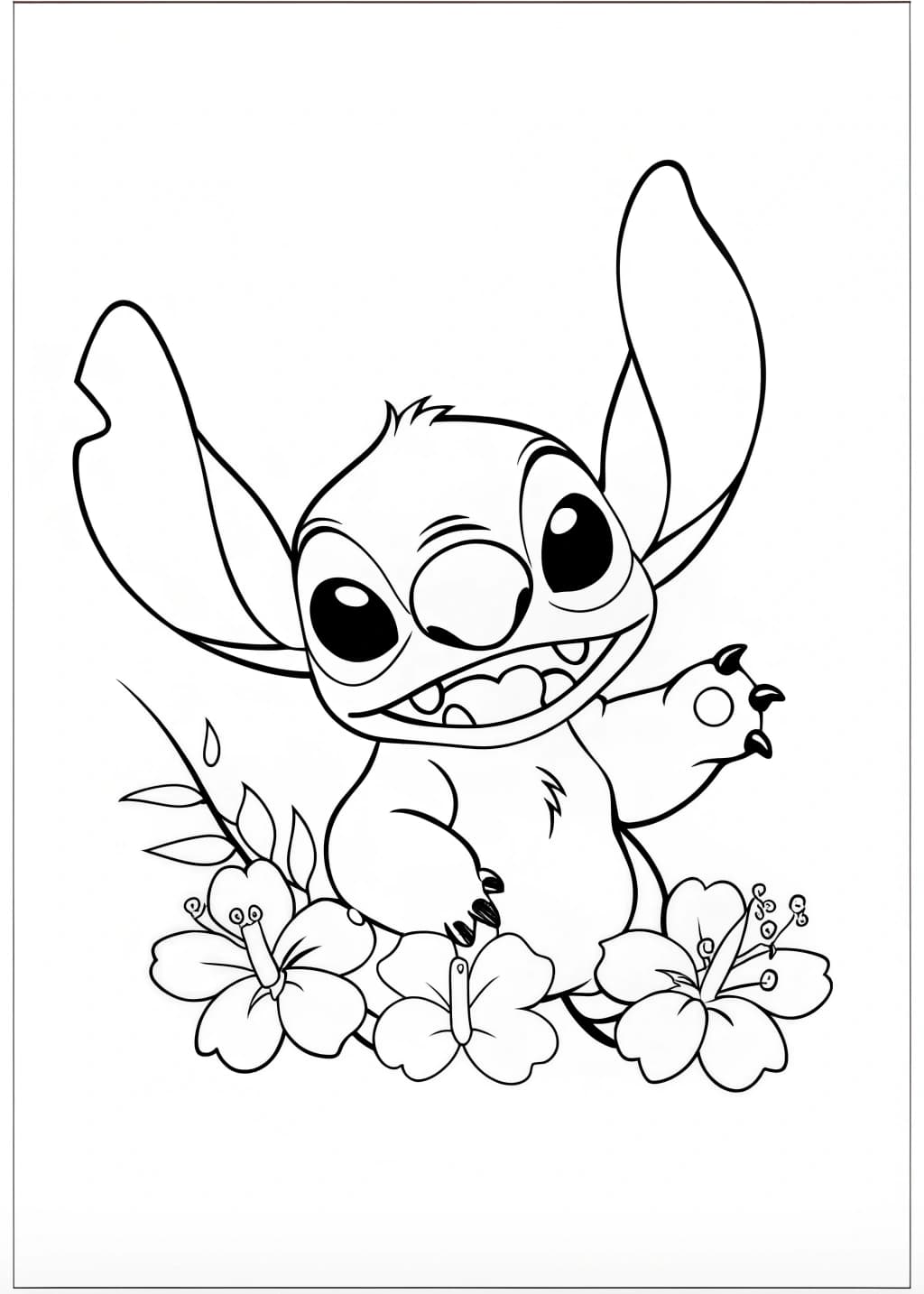 Angel From Stitch Coloring Page