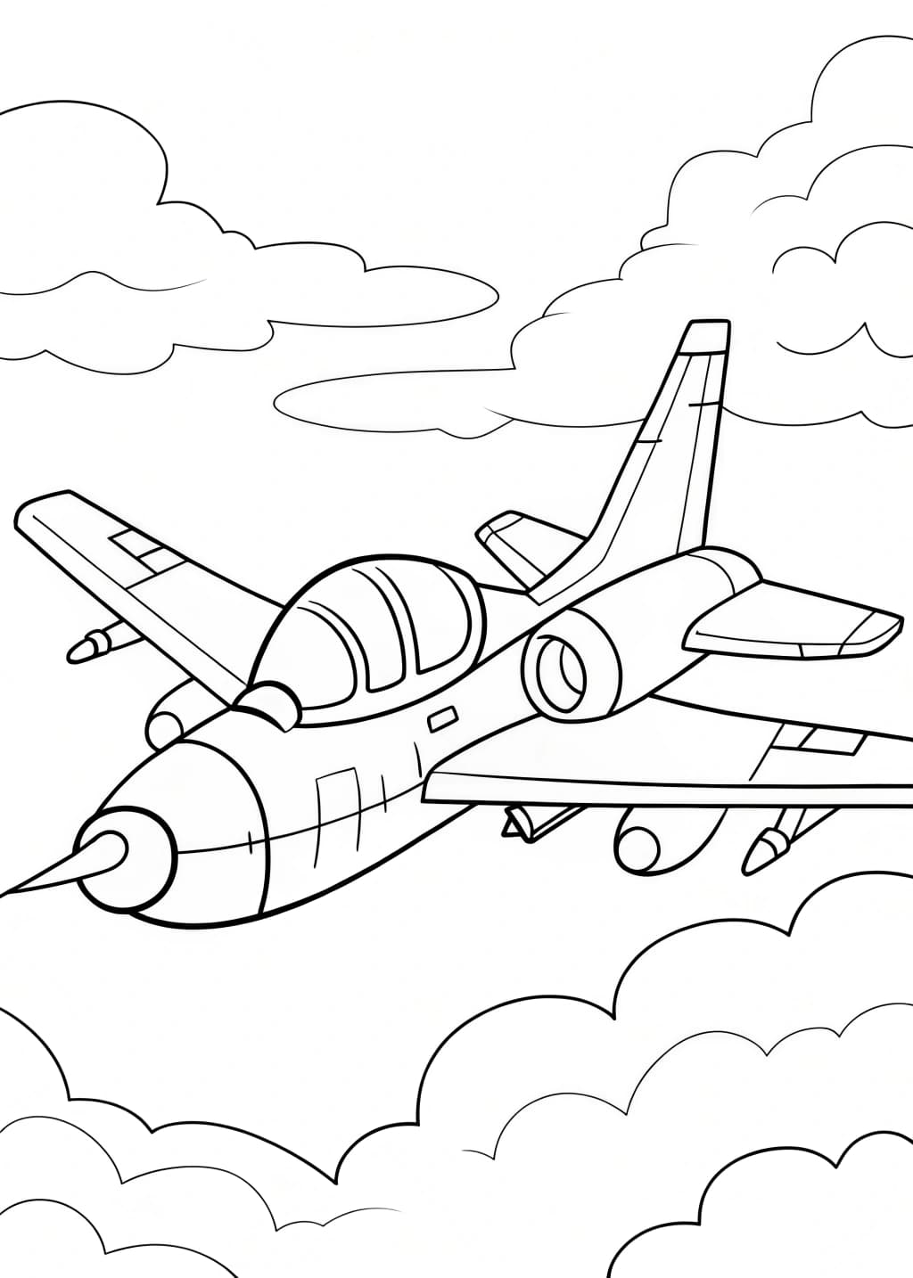 Army Air Force Coloring Page