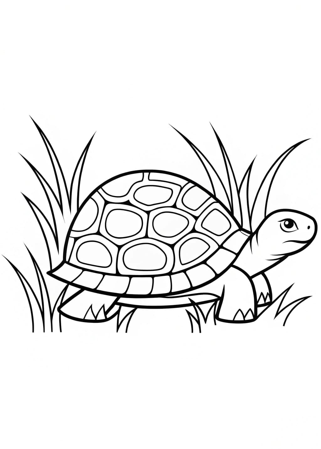 Box Turtle Coloring Page
