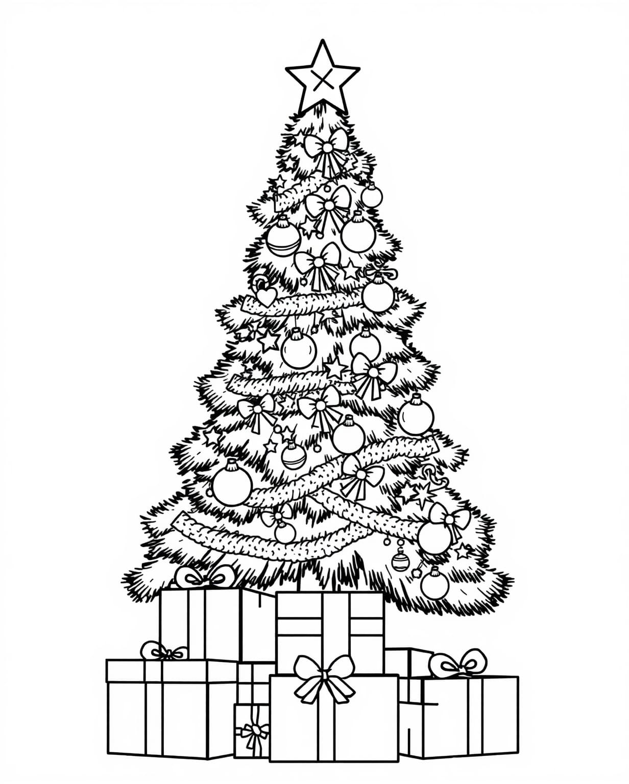Christmas Tree with Ornaments
