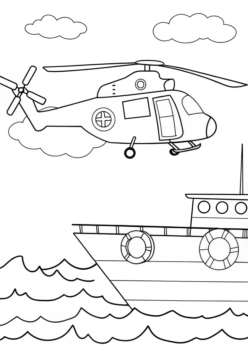 Coast Guard Coloring Page