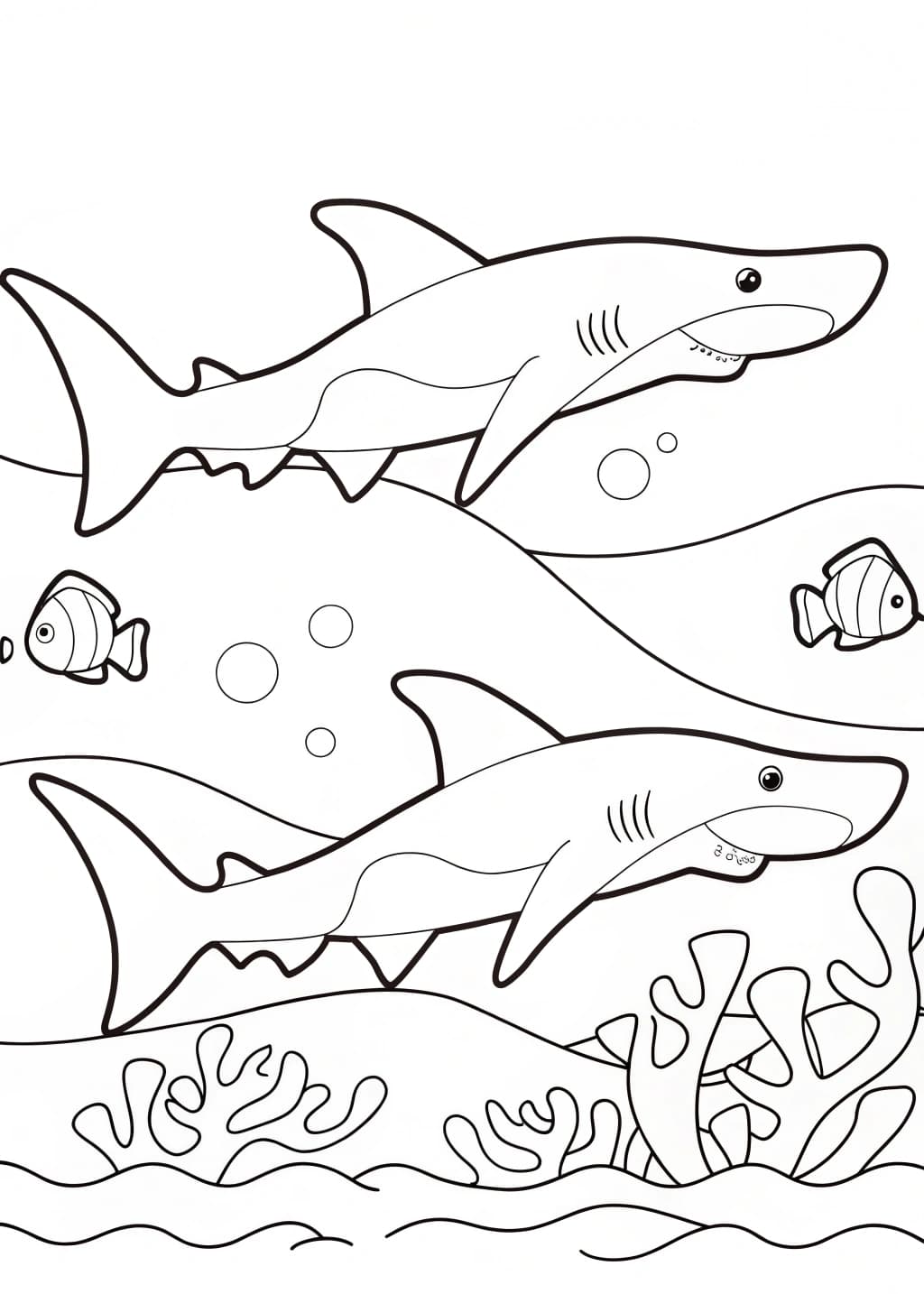 Hammerhead Ensemble Coloring Page