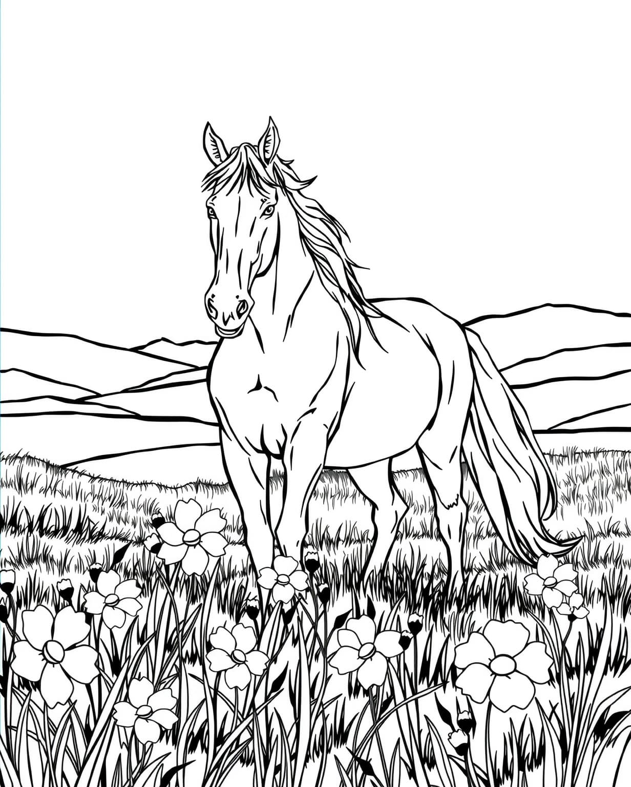 Horseland Coloring Page