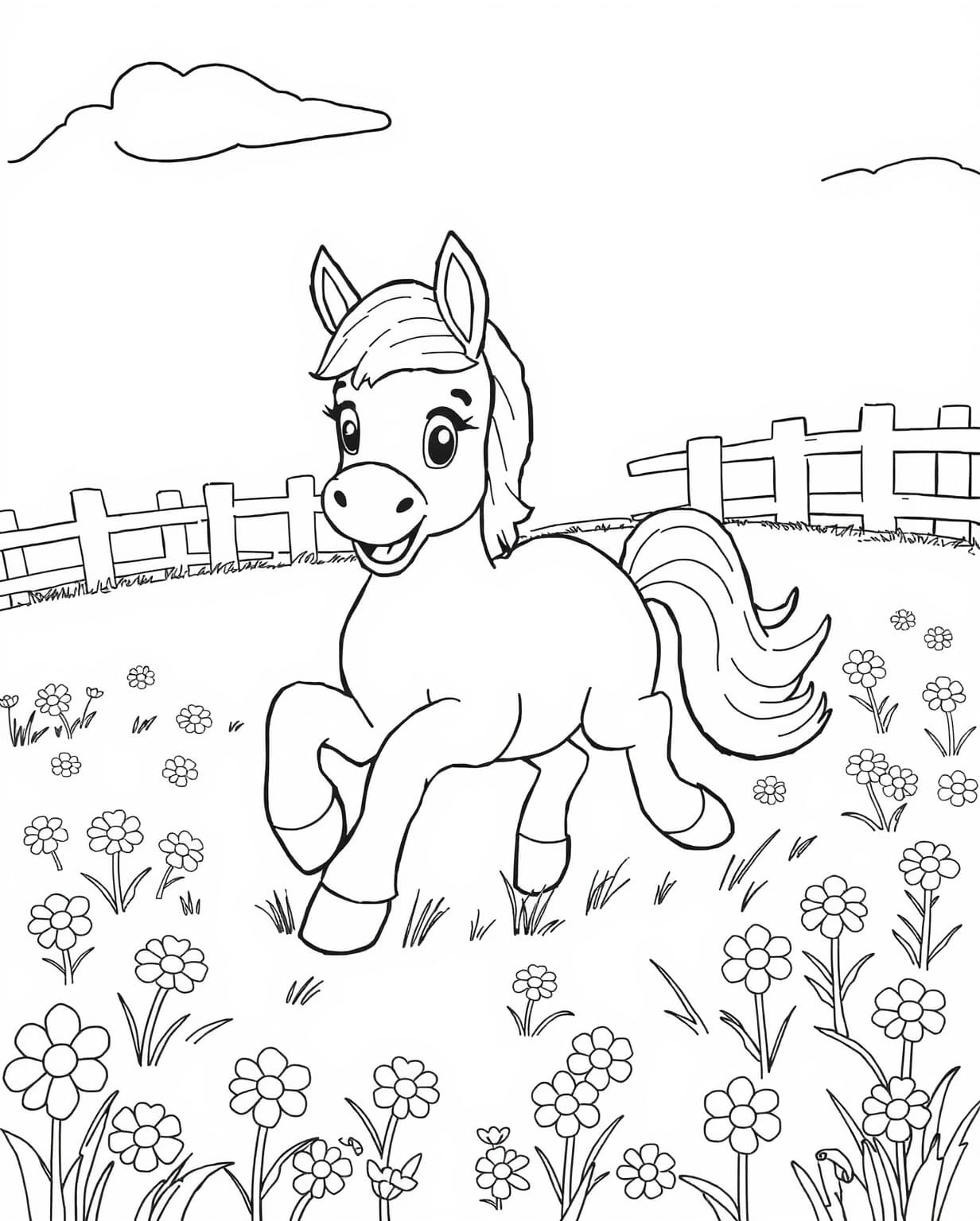 Pony Coloring Page