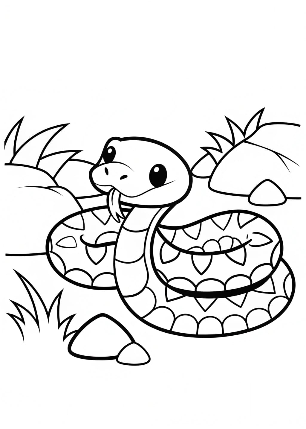 Viper Coloring Page