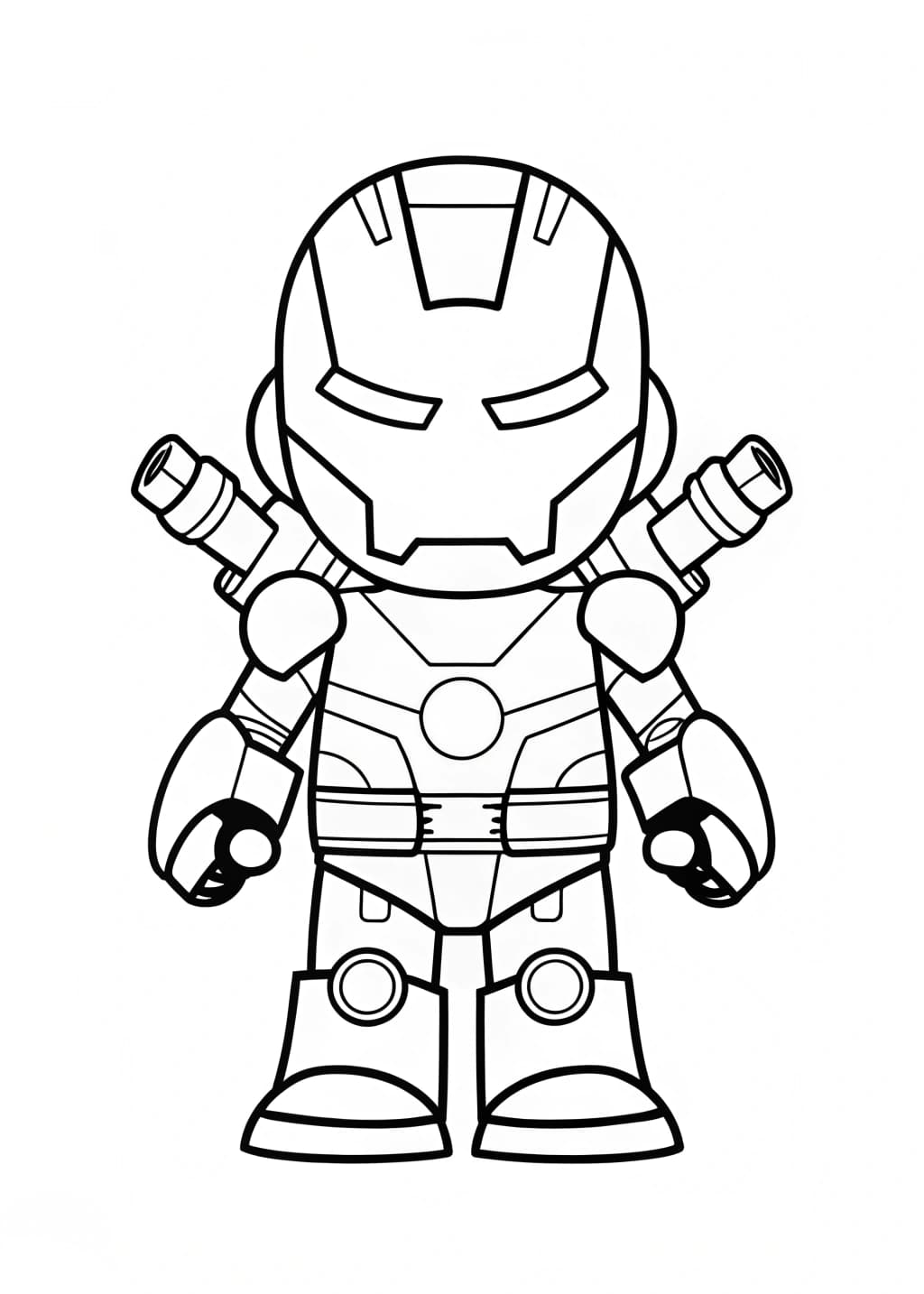 War Machine Coloring Page