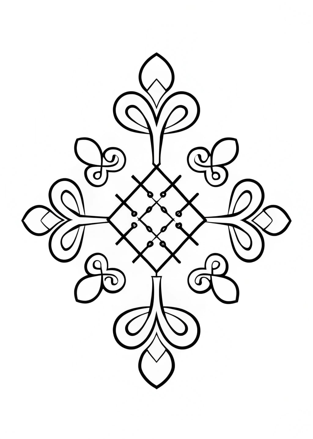 Celtic Knots And Patterns Coloring Page