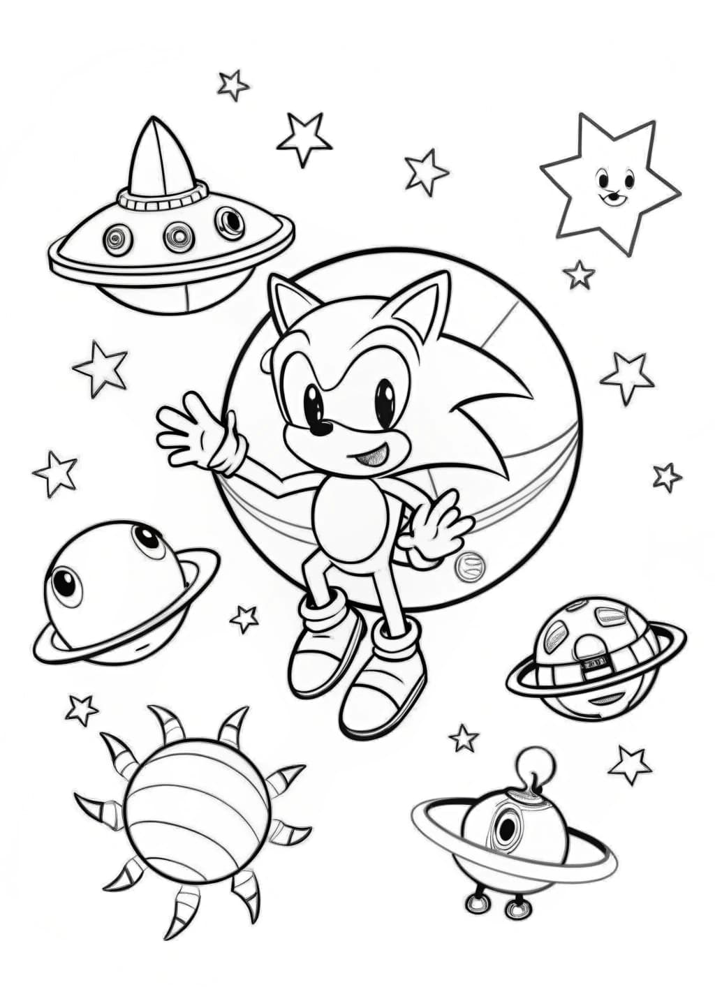 Sonic And His Intergalactic Friends Page